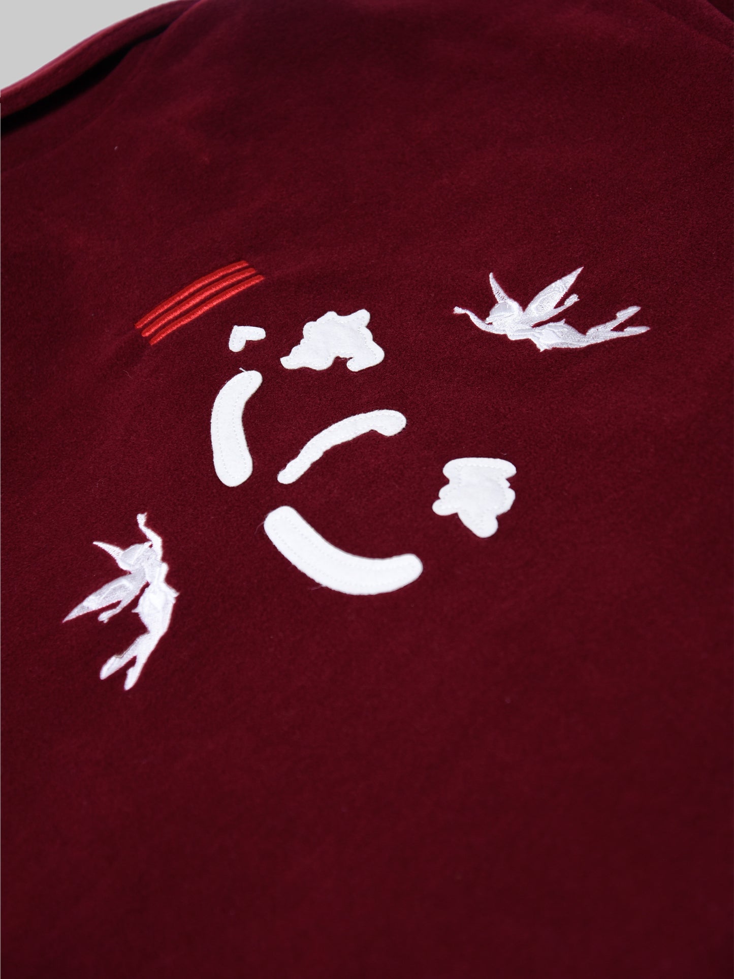 TIÊN Burgundy Fleece